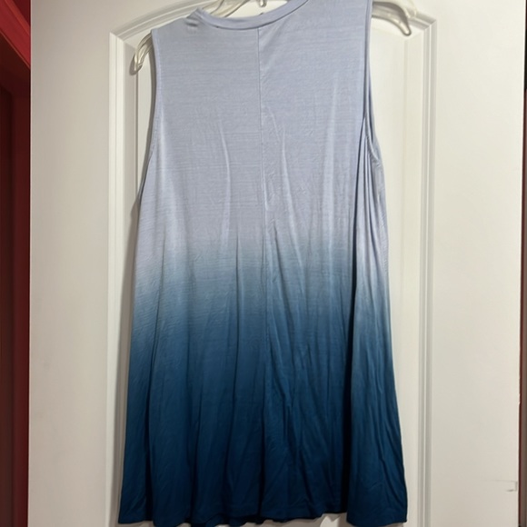 Lane Bryant Sleeveless Tunic Blue Ombré - Picture 10 of 10